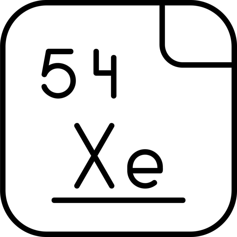 Xenon Vector Icon