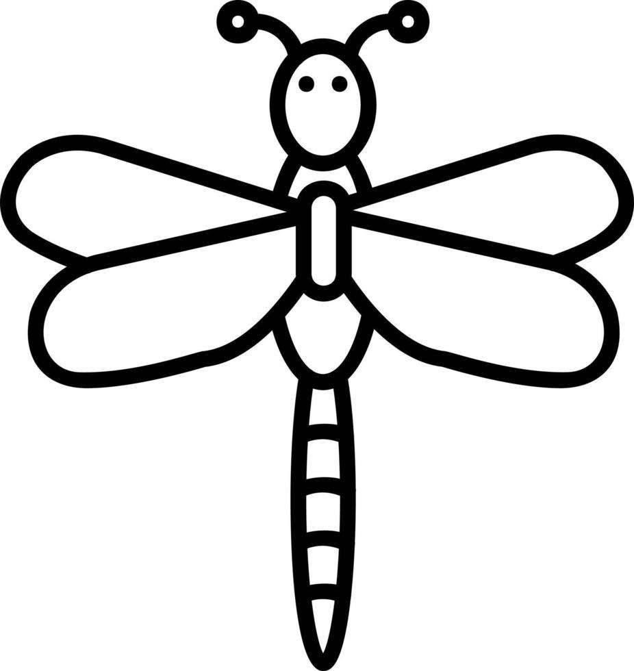 Dragonfly Vector Icon