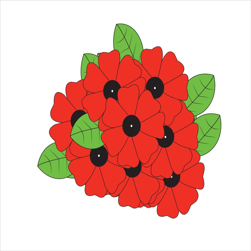 abstract flower coloring page.flower coloring page vector