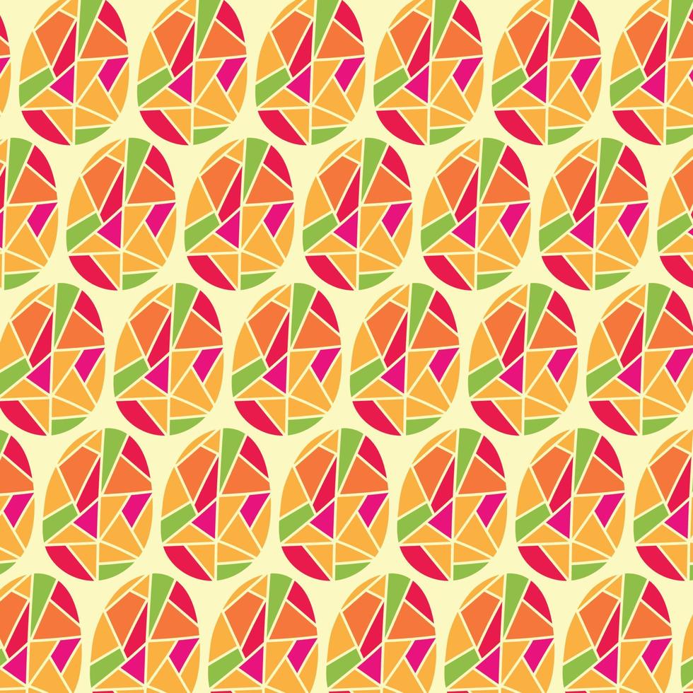 easter egg pattern background vector