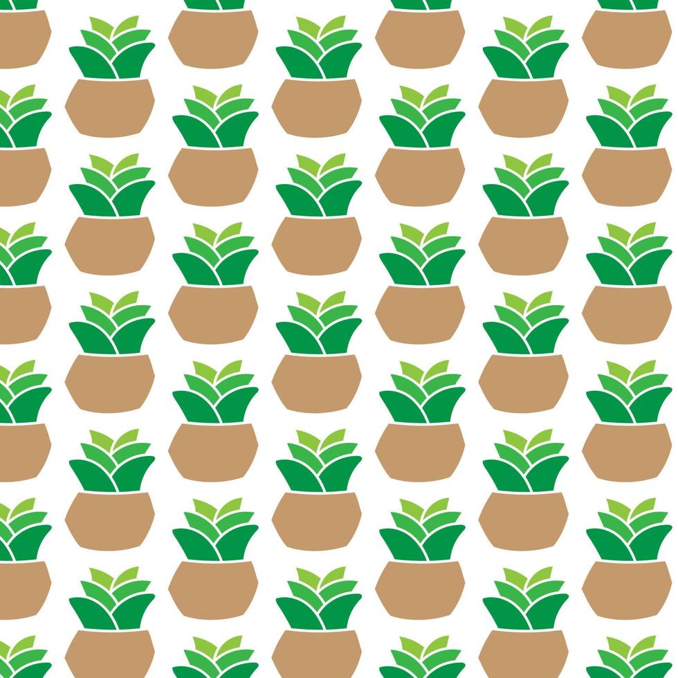 agave seamless pattern background vector
