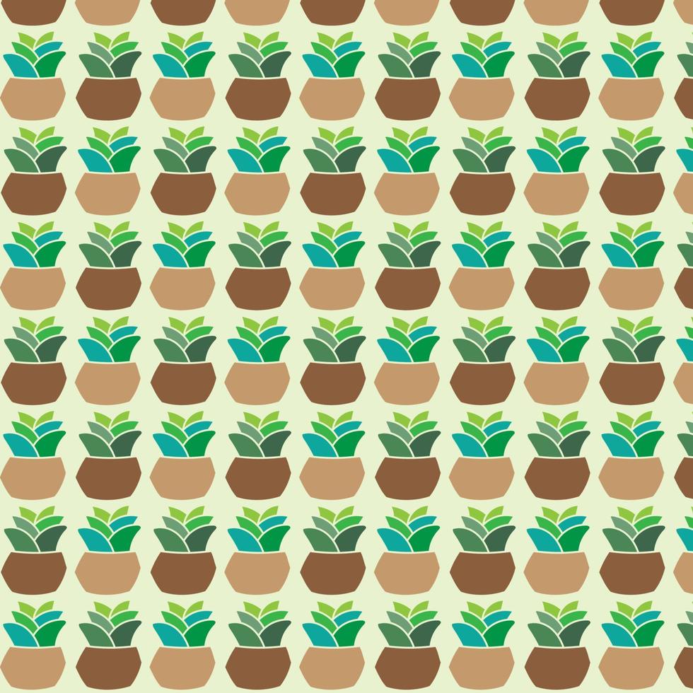 agave seamless pattern background vector