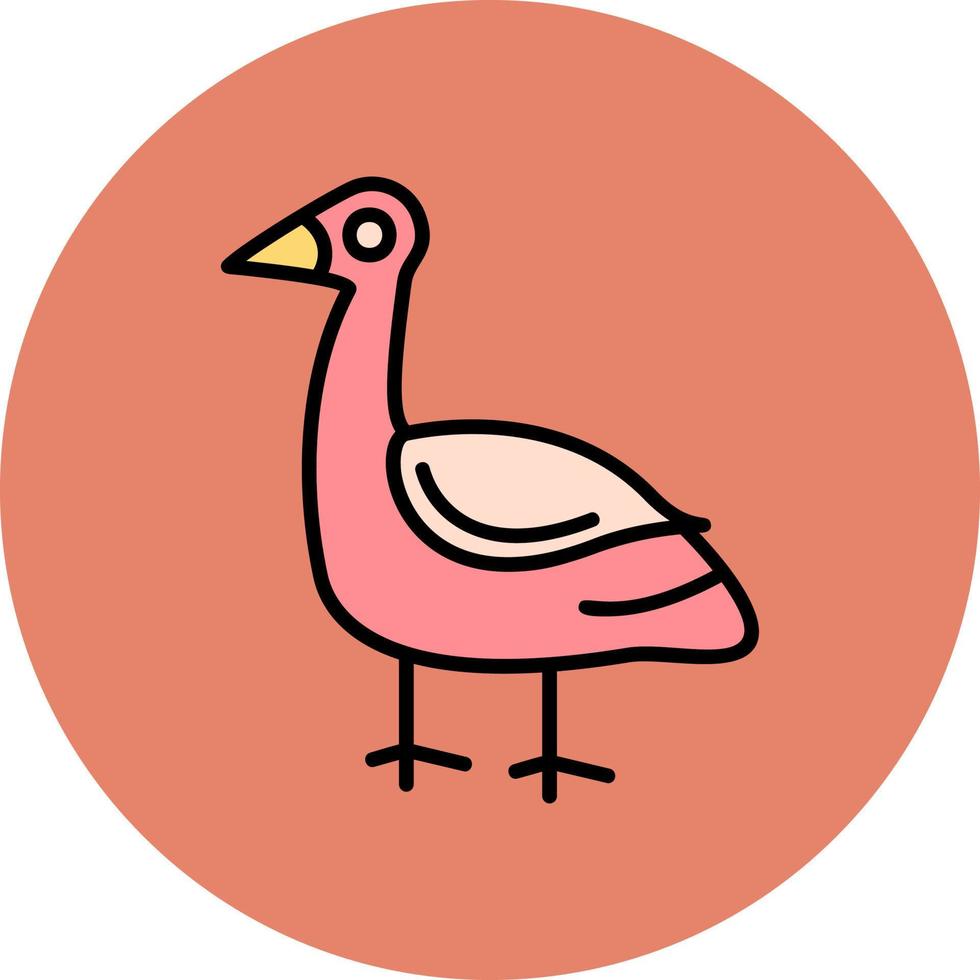 Flamingo Vector Icon