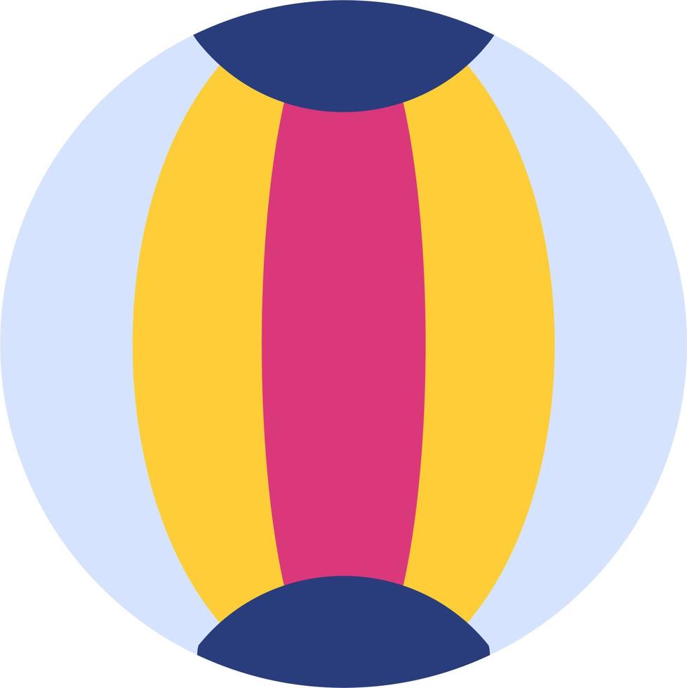 Beach Ball Vector Icon