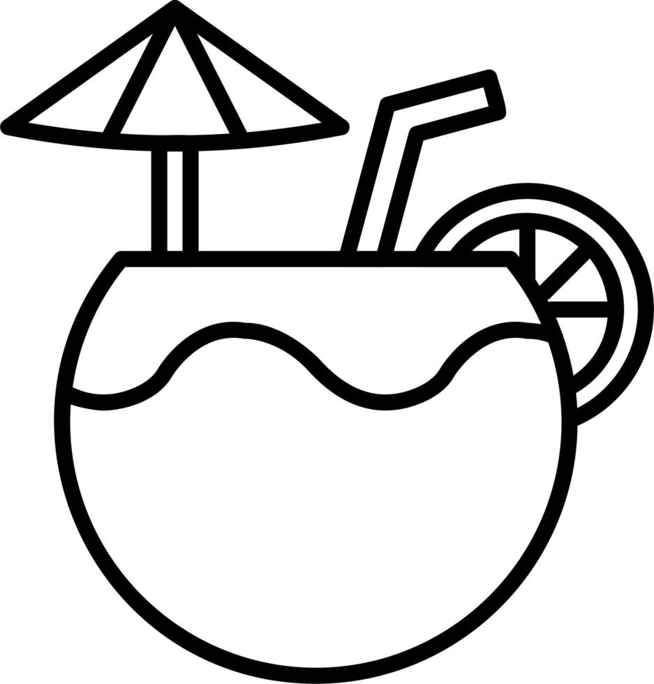 Coconut Vector Icon