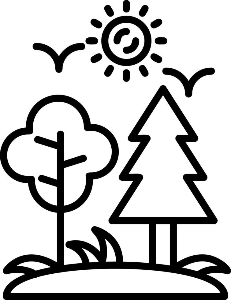 Forest Vector Icon