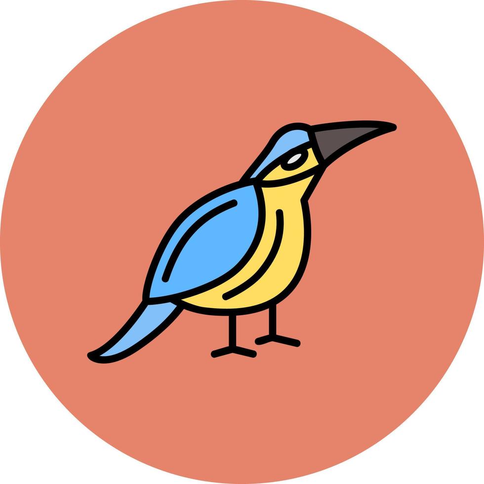 Kingfisher Vector Icon