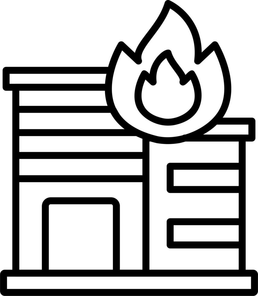 icono de vector de fuego