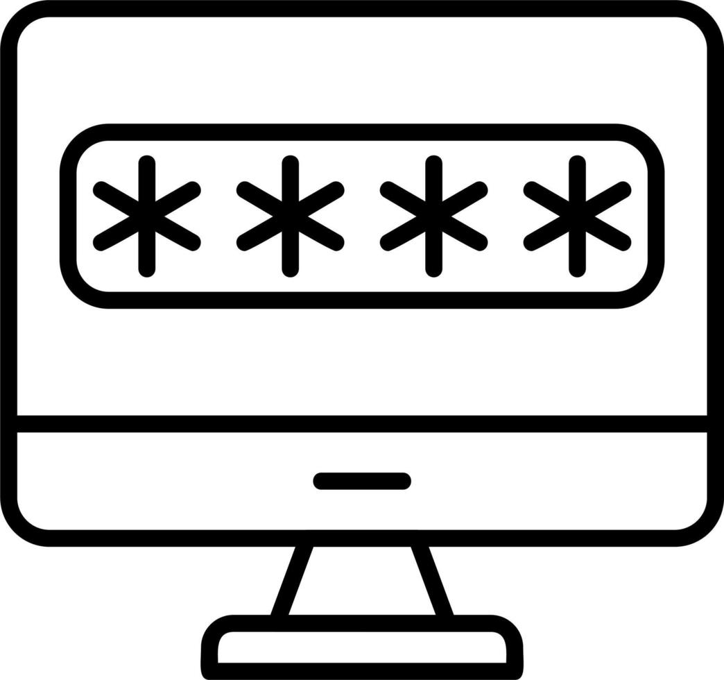 Password Vector Icon