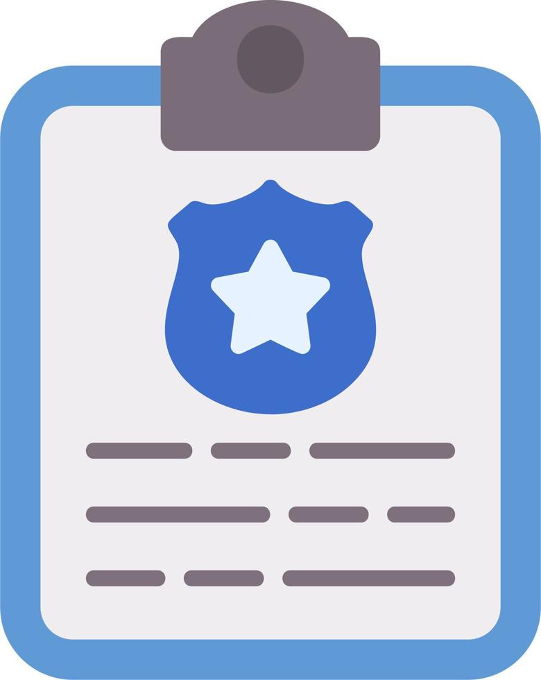 Police badge Vector Icon