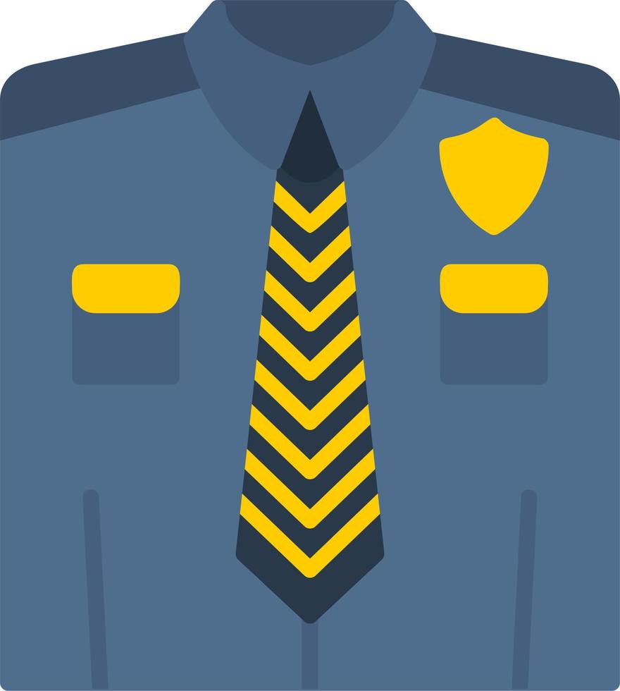 Police Uniform Vector Icon