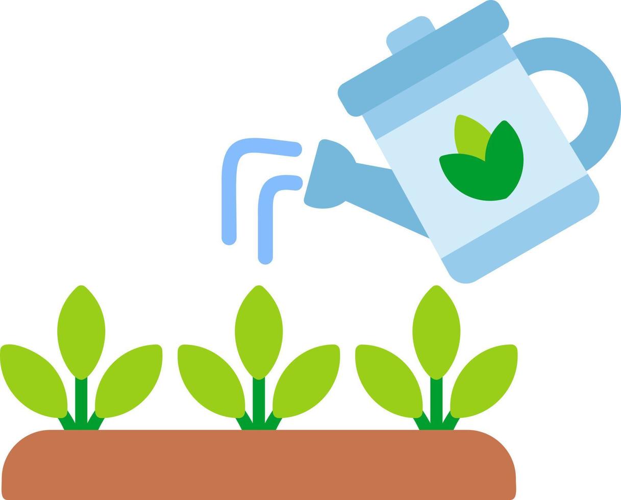 Watering Plants Vector Icon