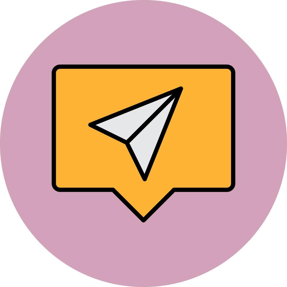 Paper Plane Vector Icon
