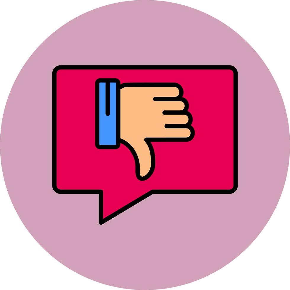 Dislike Vector Icon