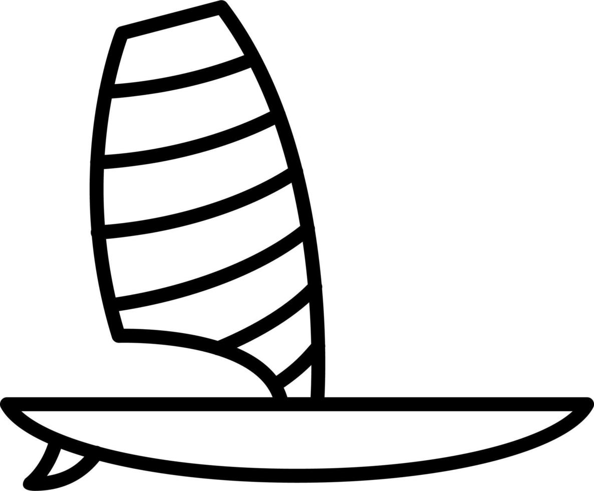 icono de vector de windsurf