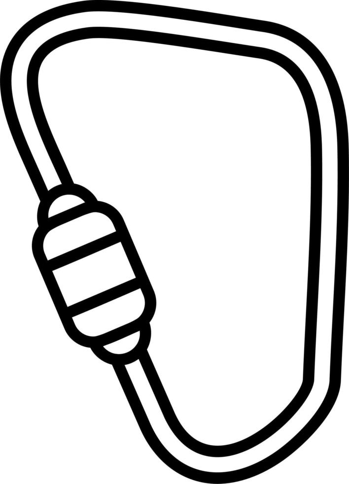 Carabiner Vector Icon