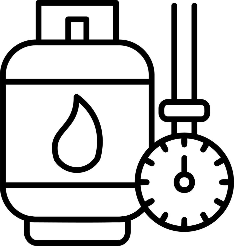 Natural Gas Vector Icon