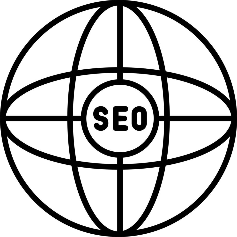 icono de vector de seo