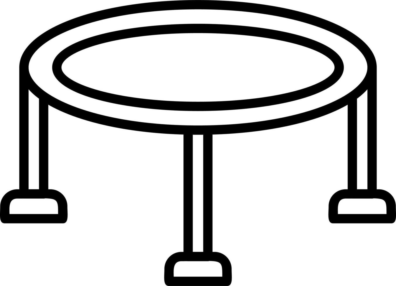 Trampoline Vector Icon