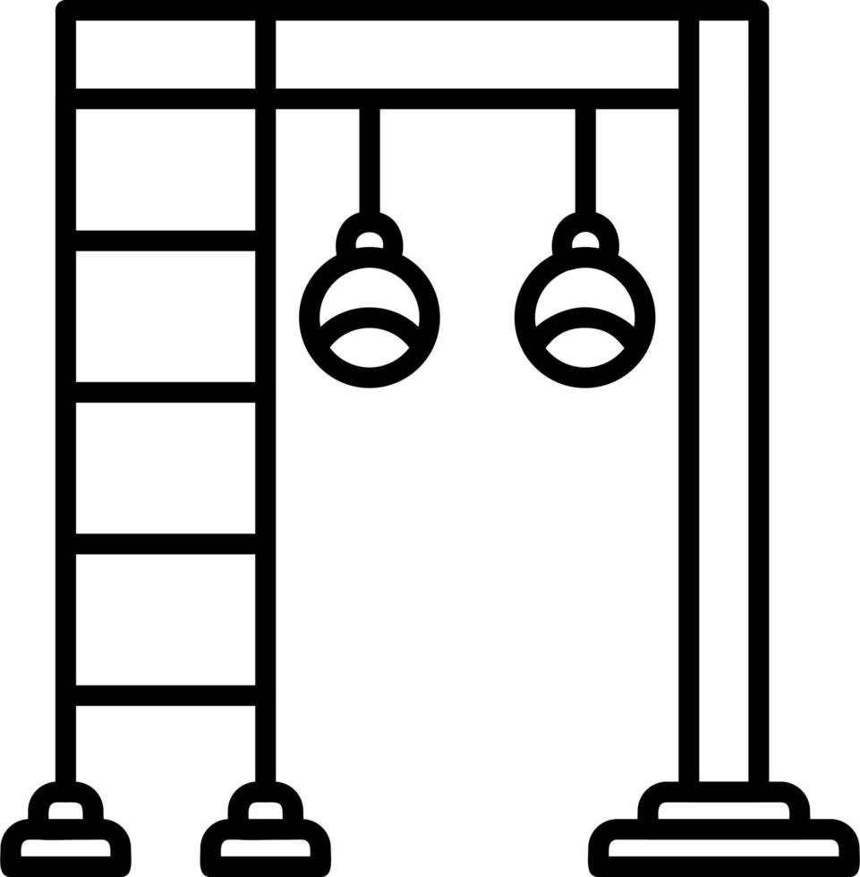 Gym Bars Vector Icon