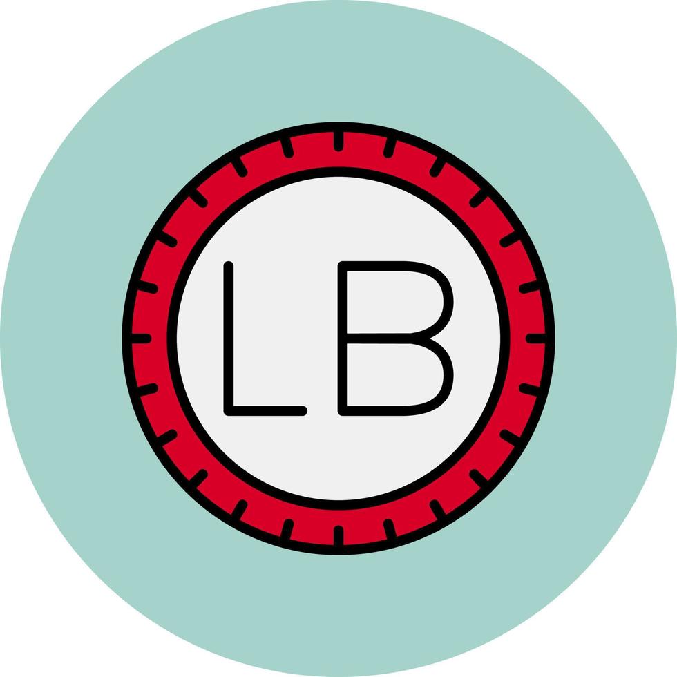 Lebanon Dial code Vector Icon