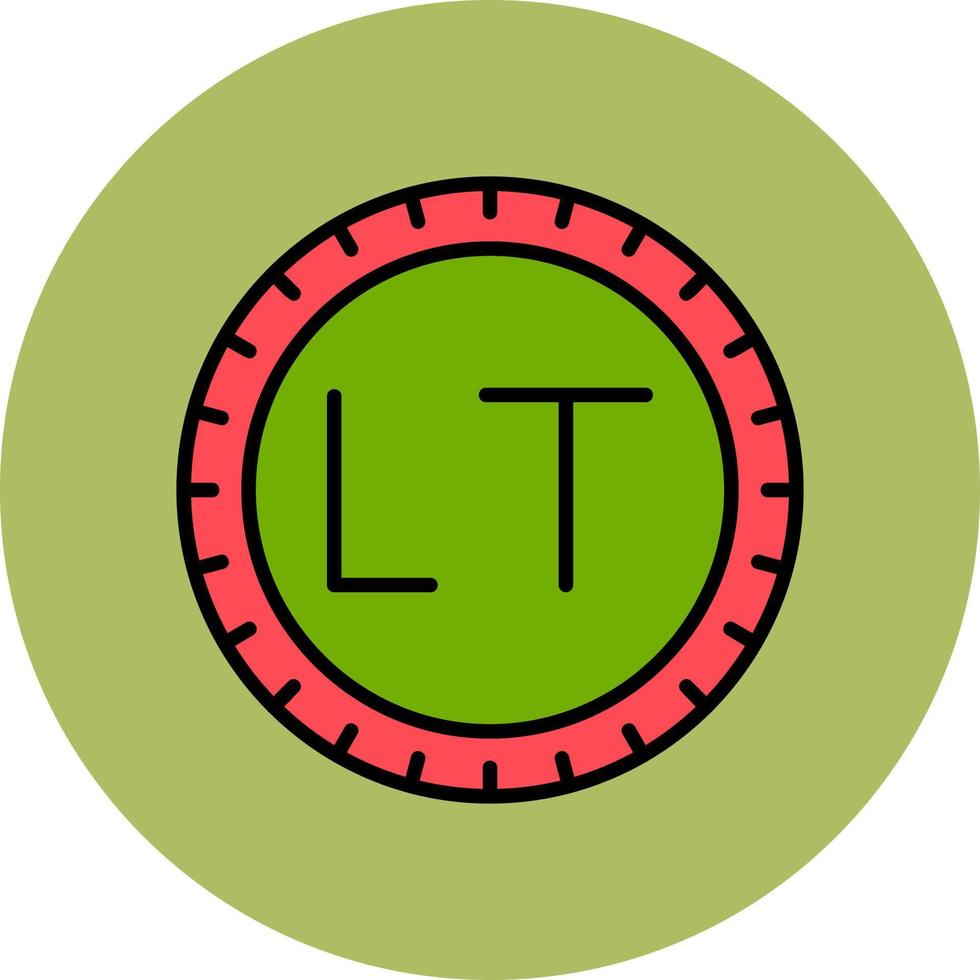 Lithuania Dial code Vector Icon