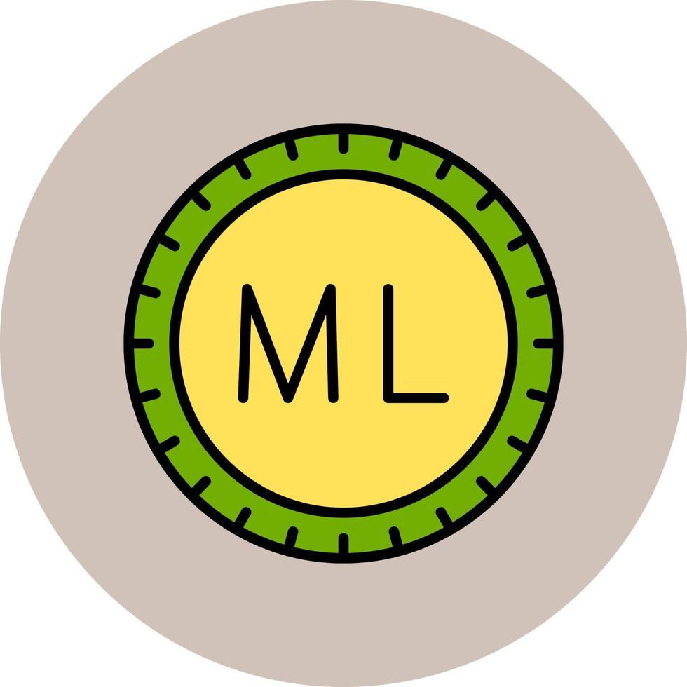 Mali Dial code Vector Icon