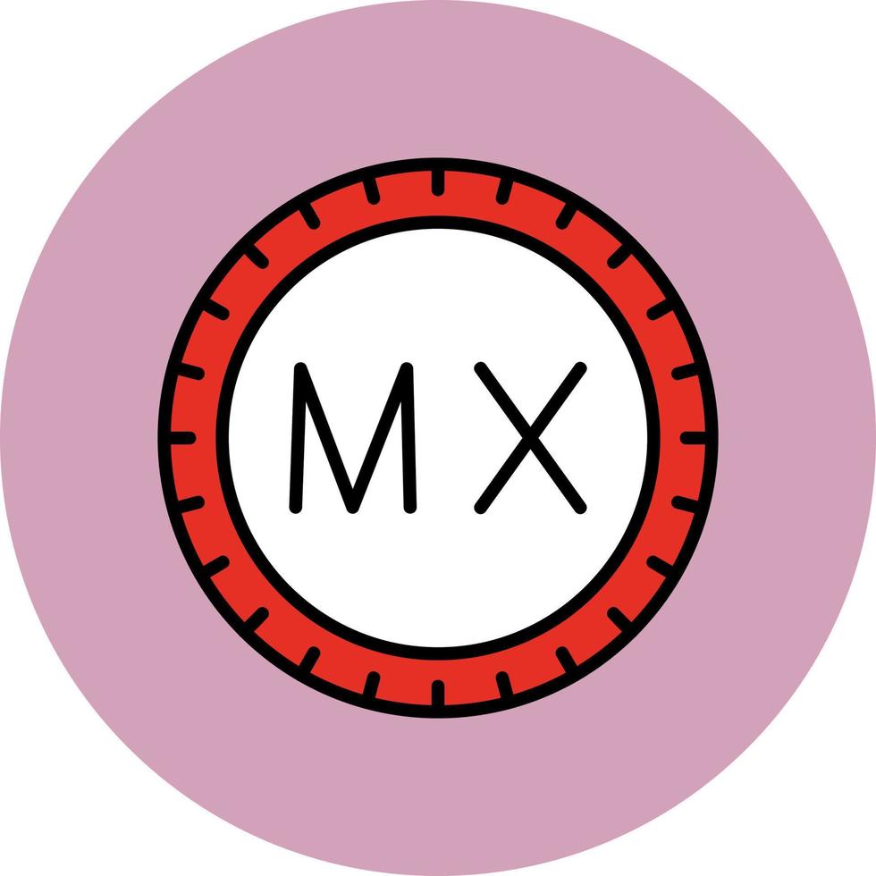 Mexico Dial code Vector Icon