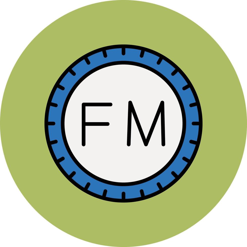 Micronesia Dial code Vector Icon