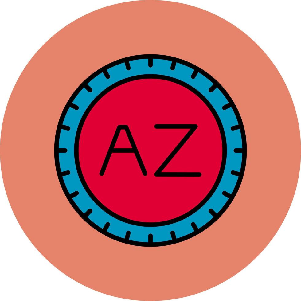 Azerbaijan Dial code Vector Icon