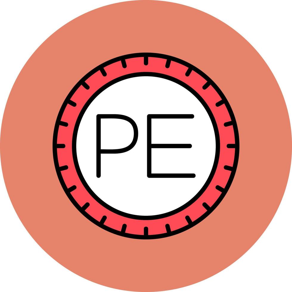 Perú marcar código vector icono