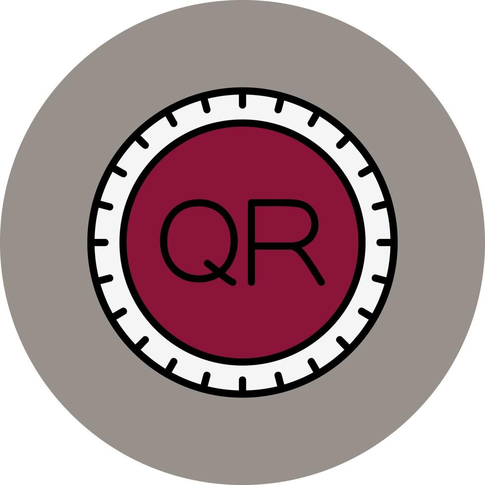 Qatar Dial code Vector Icon