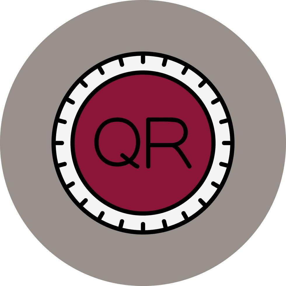 Qatar Dial code Vector Icon