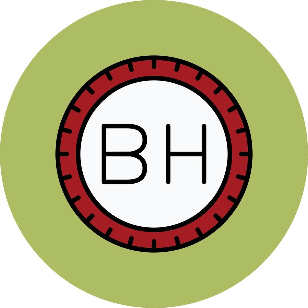 Bahrain Dial code Vector Icon