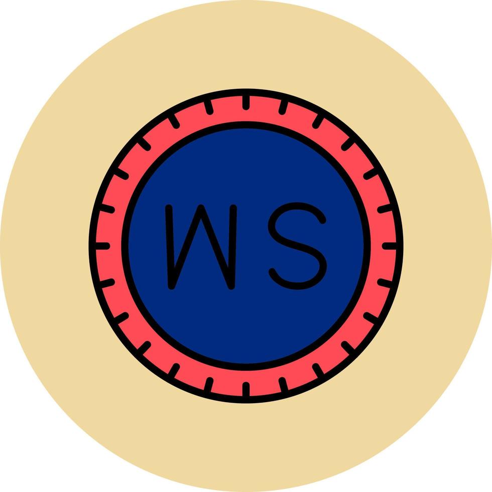 Samoa Dial code Vector Icon