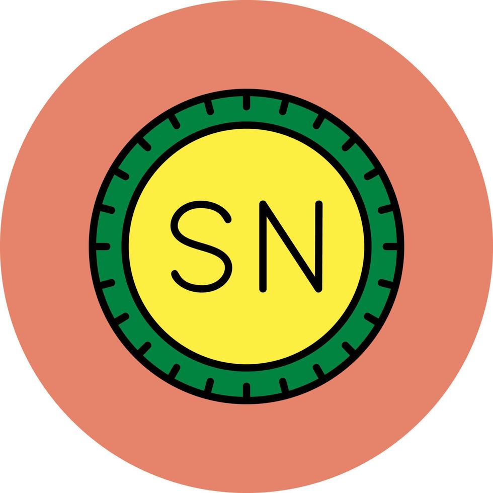 Senegal Dial code Vector Icon