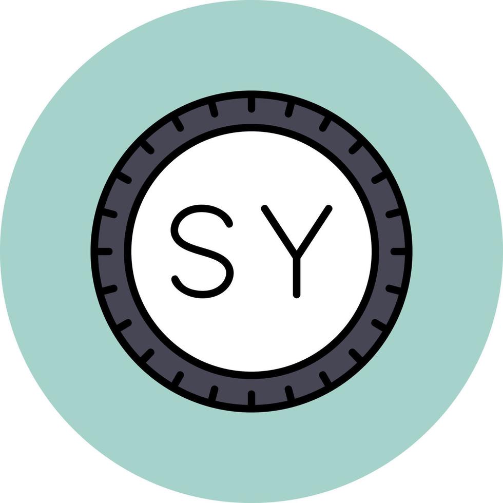 Syria Dial code Vector Icon