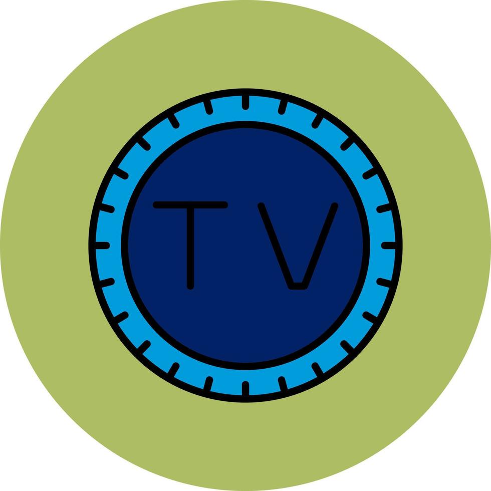 Tuvalu Dial code Vector Icon