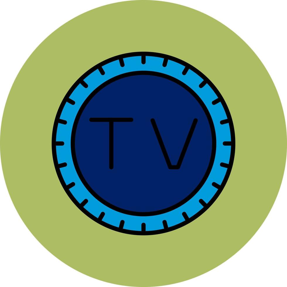 Tuvalu Dial code Vector Icon