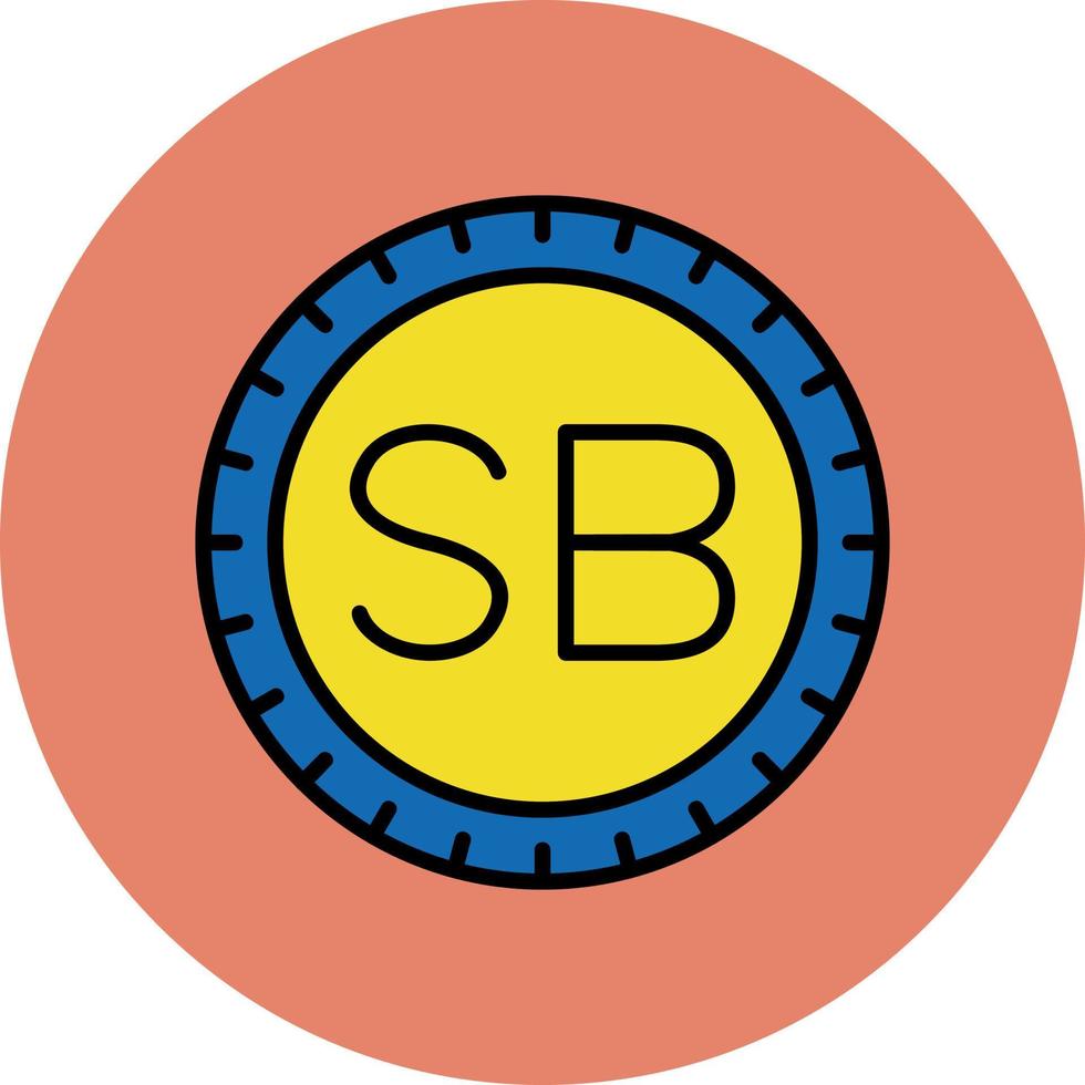 Salomón islas marcar código vector icono