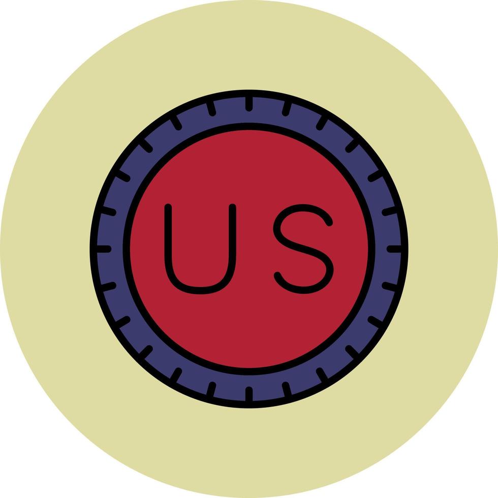 United States Dial code Vector Icon
