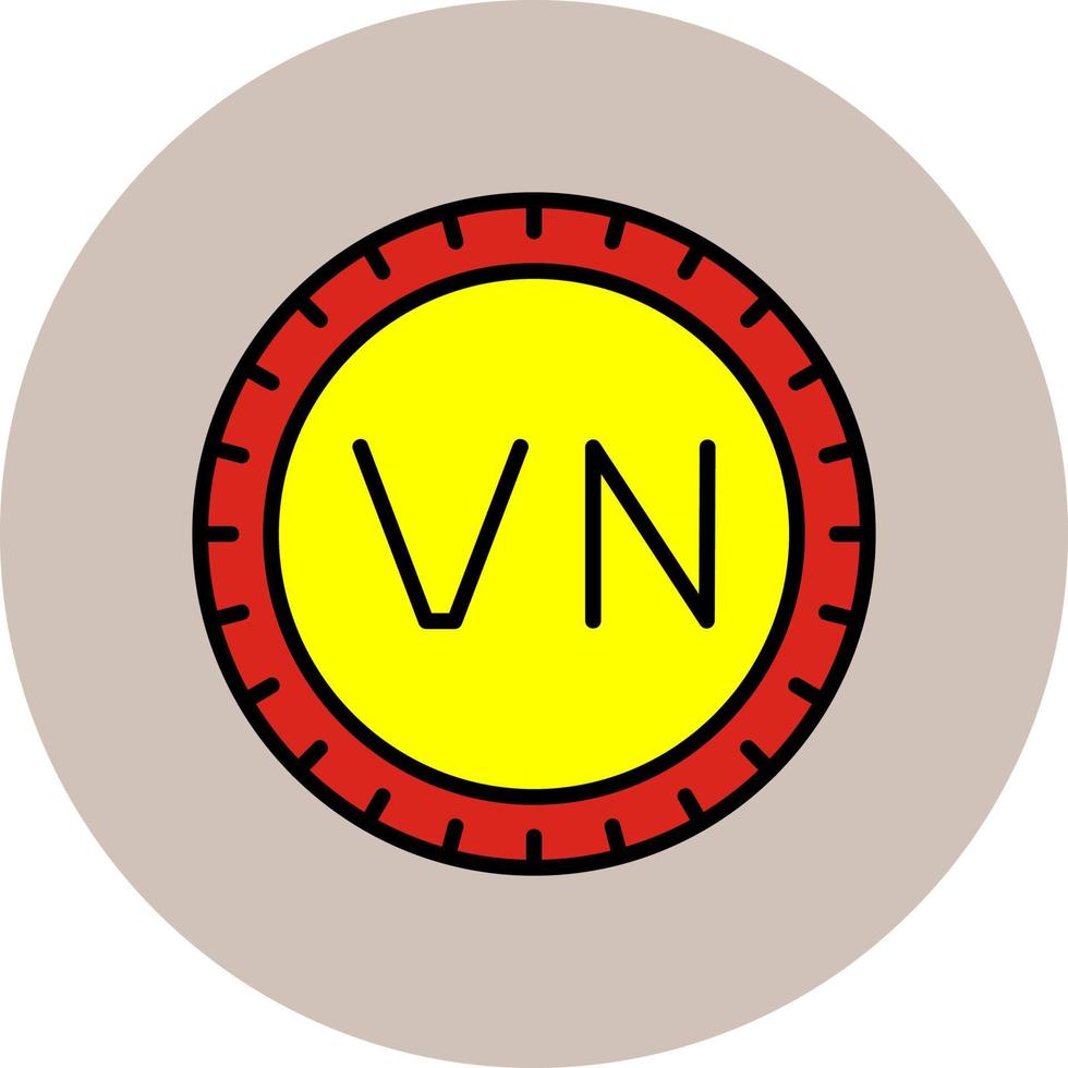 Vietnam marcar código vector icono