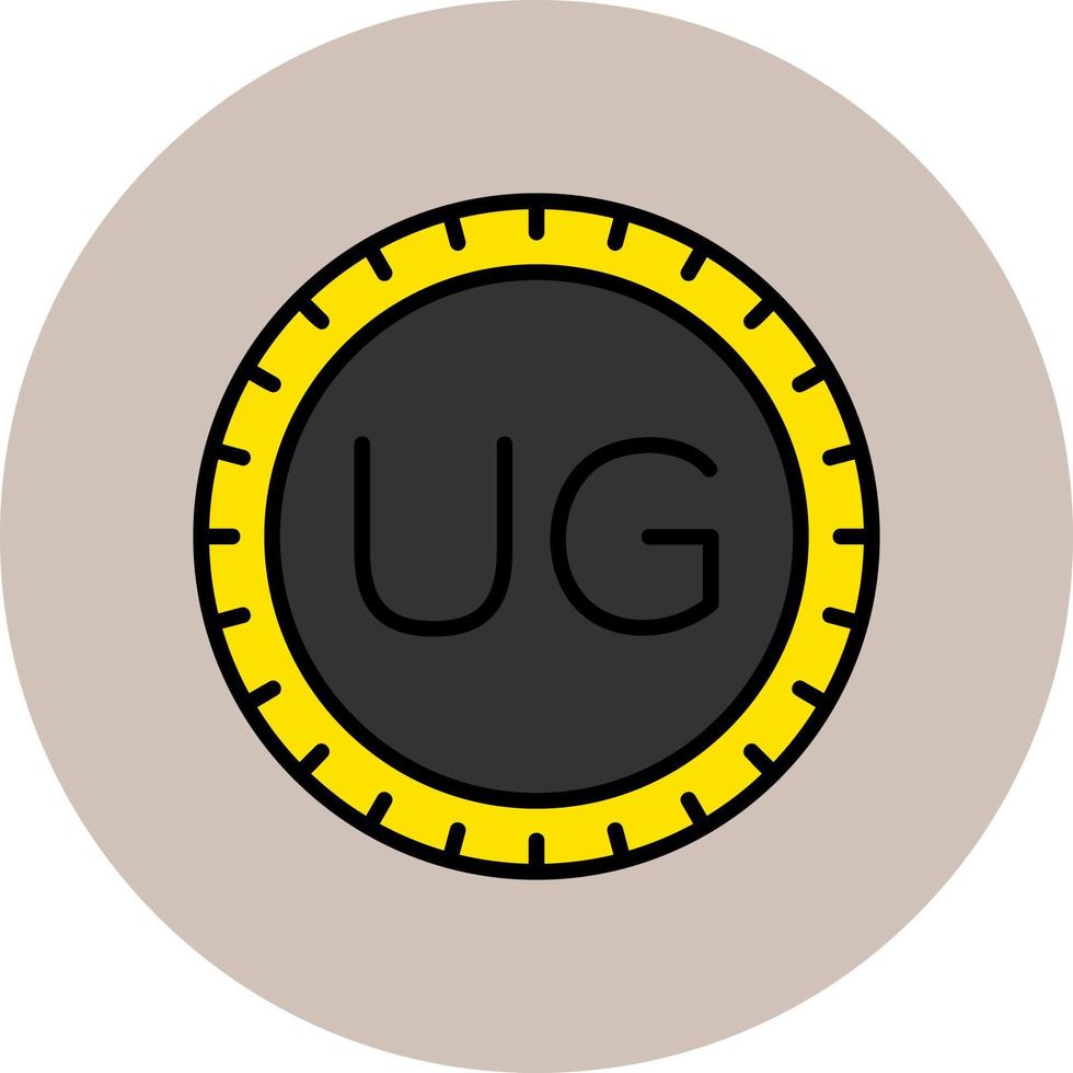 Uganda Dial code Vector Icon