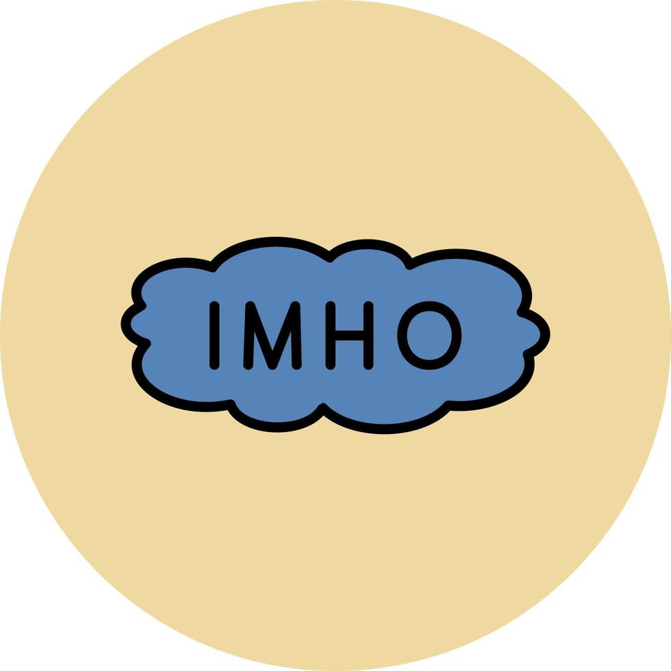 Imho Vector Icon