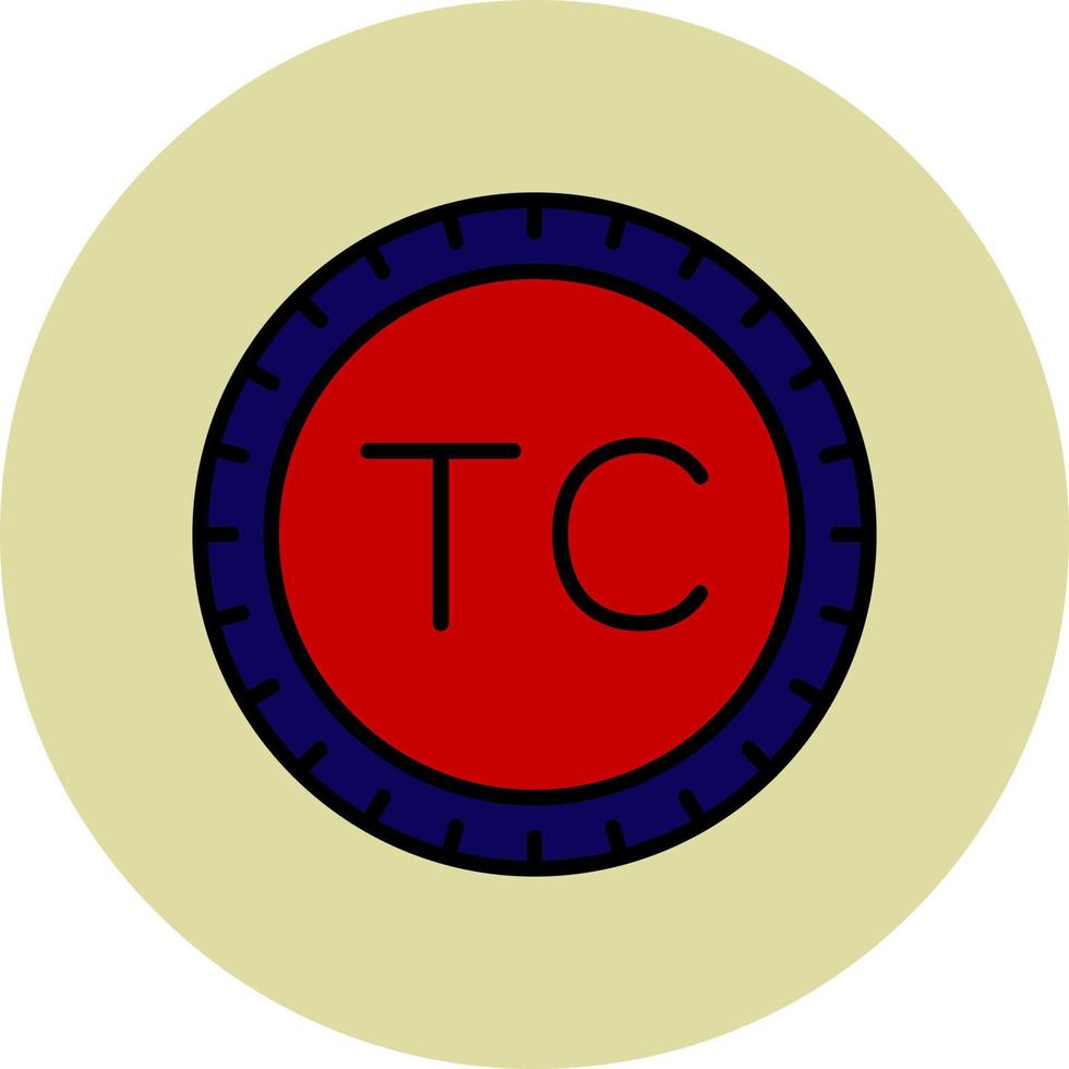 Turks and Caicos Islands Dial code Vector Icon