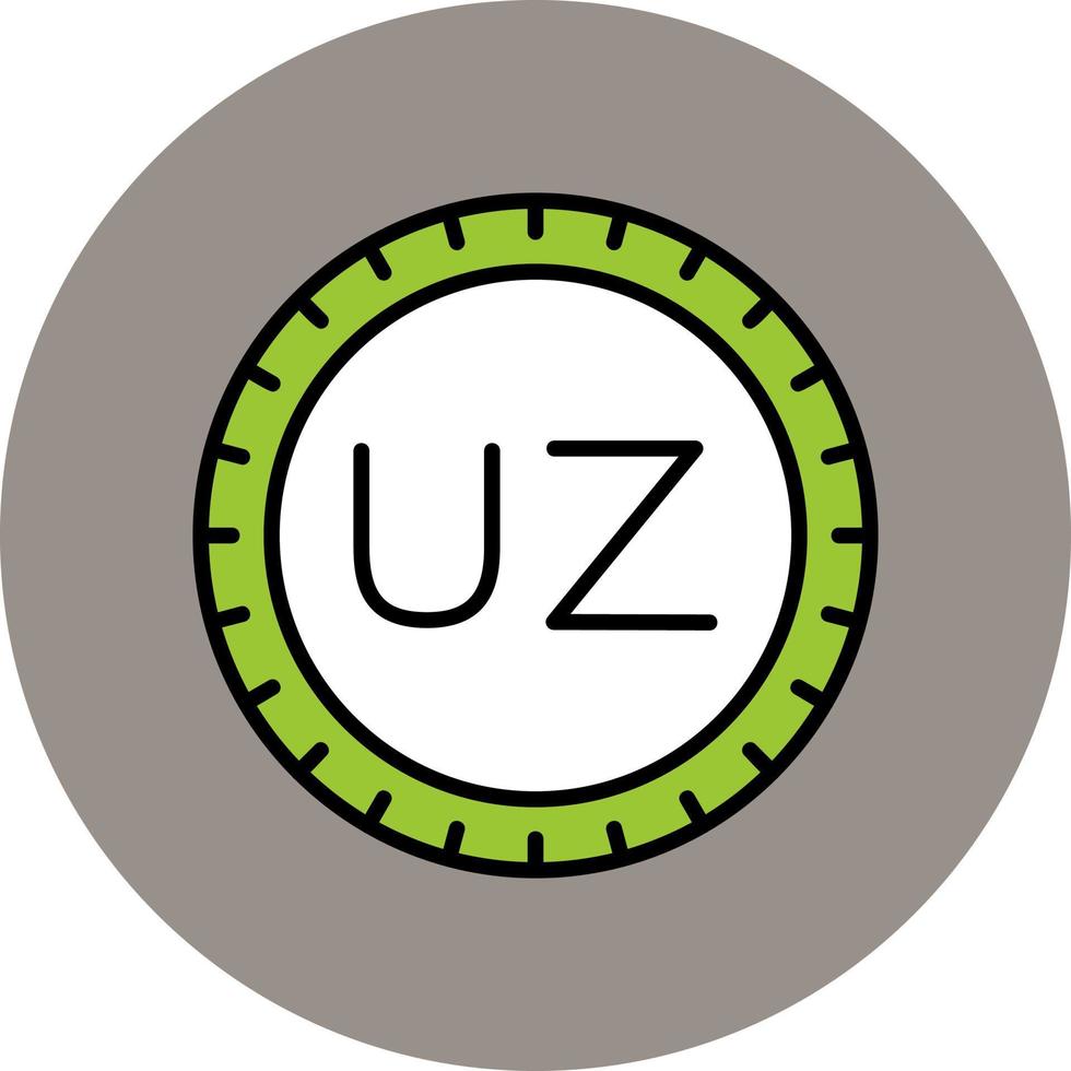 Uzbekistan Dial code Vector Icon