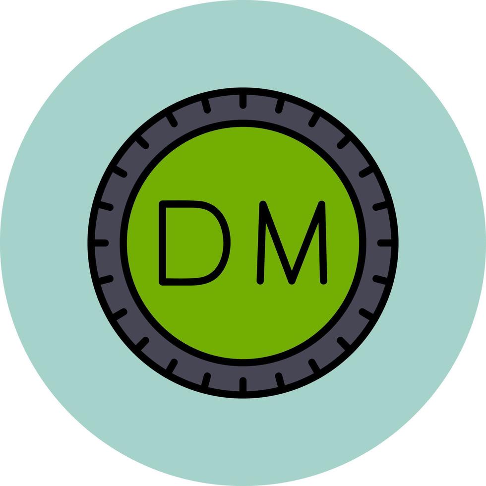 Dominica Dial code Vector Icon