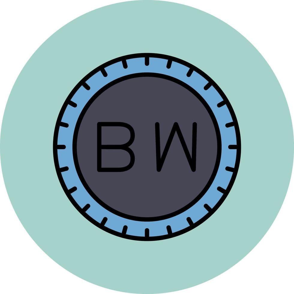 Botswana Dial code Vector Icon