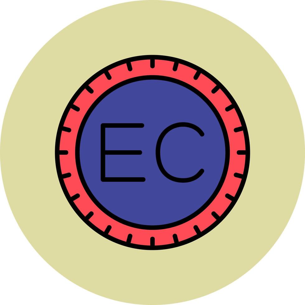 Ecuador marcar código vector icono