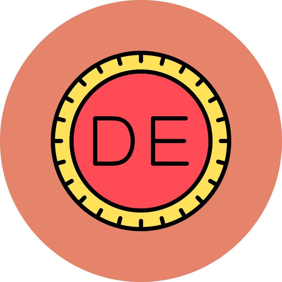 Germany Dial code Vector Icon